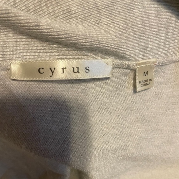 Cyrus Gray Open Cardigan Long Sleeve Size Medium - Picture 3 of 6